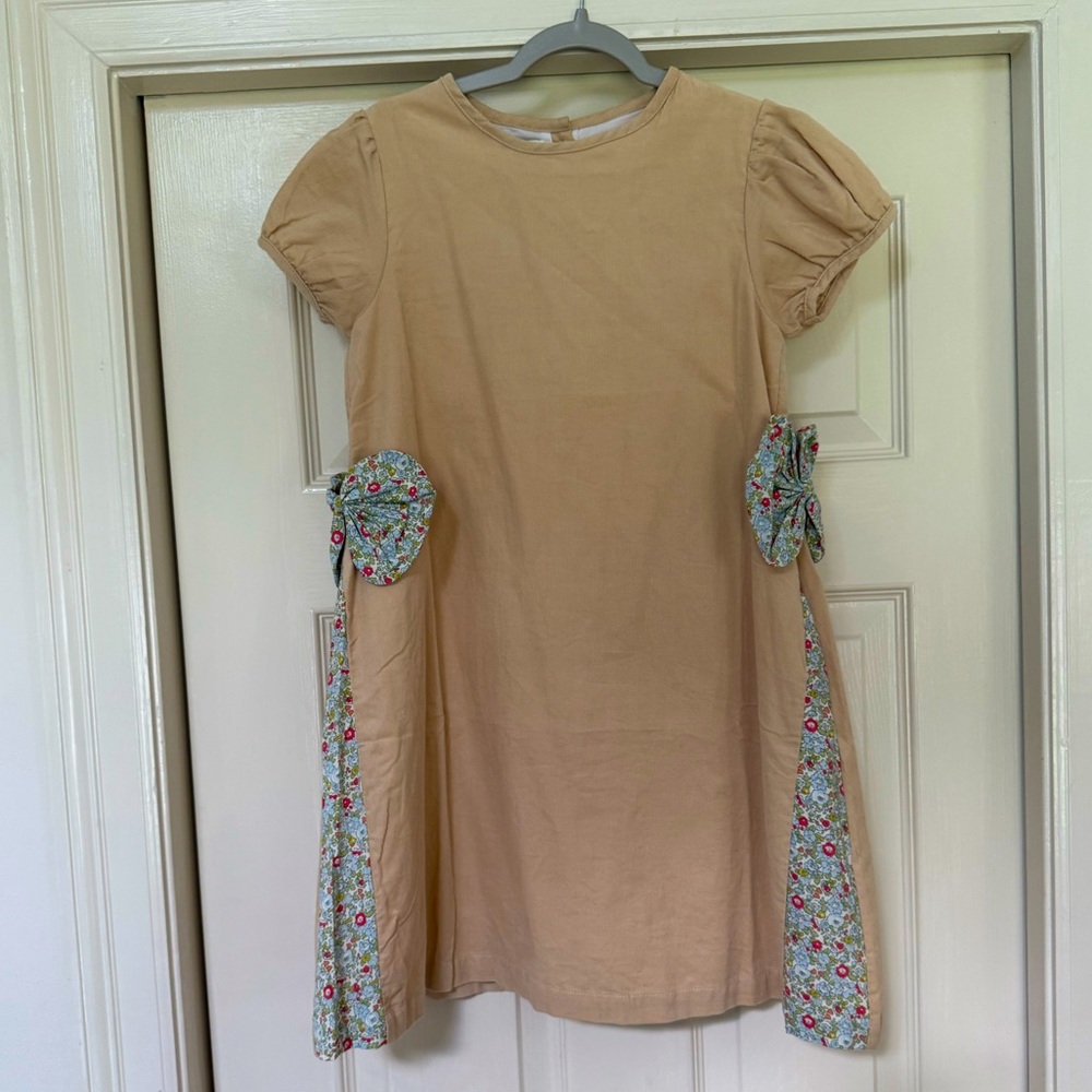 NWT The Oaks Company corduroy bow dress